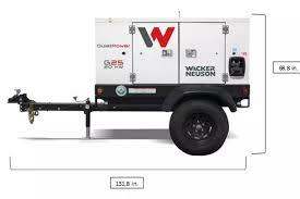 Rental store for diesel towable generator 25kw in Muskoka Region